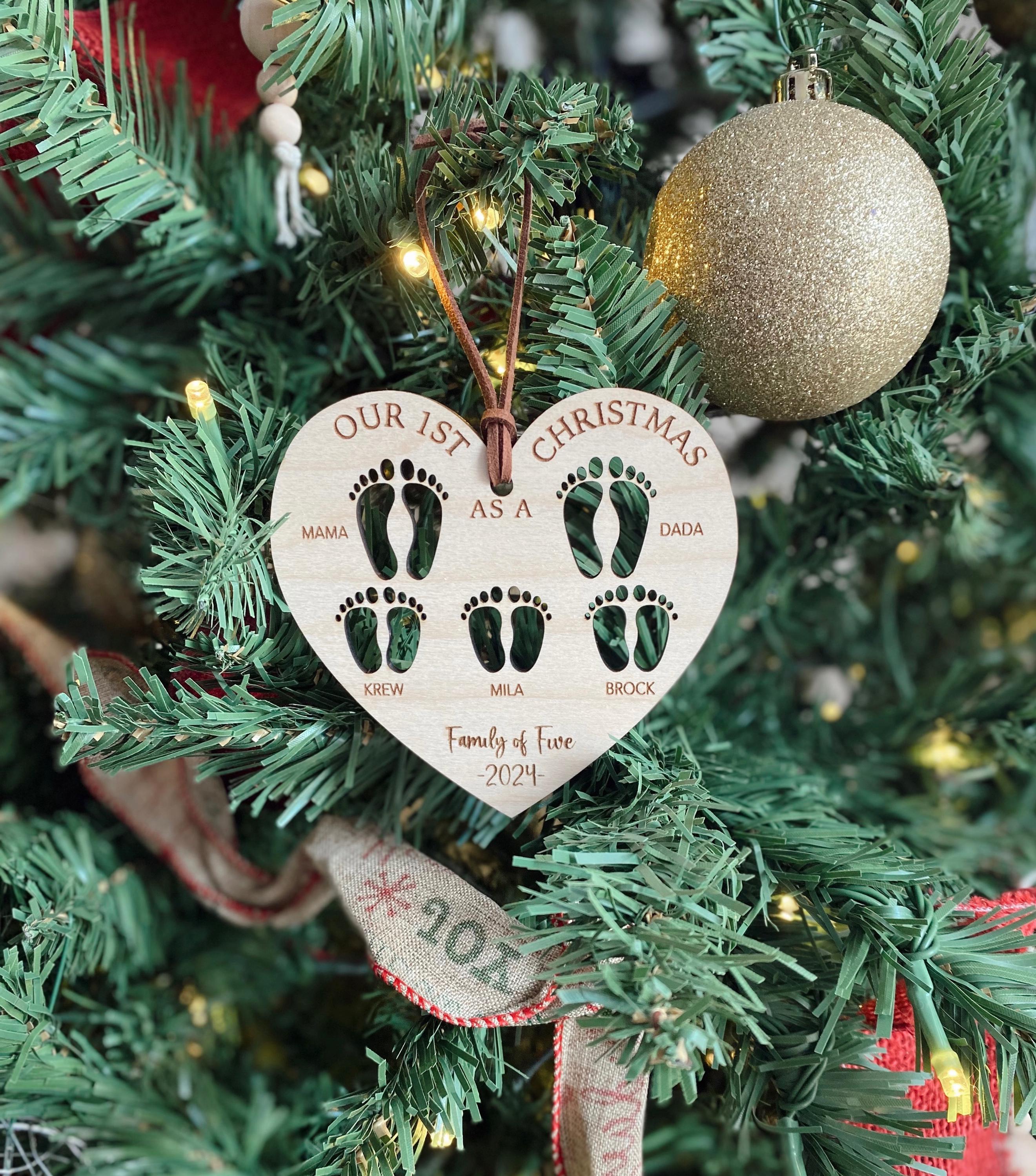Personalized Family Christmas Ornament