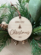 Personalized Baby's First Christmas Ornament