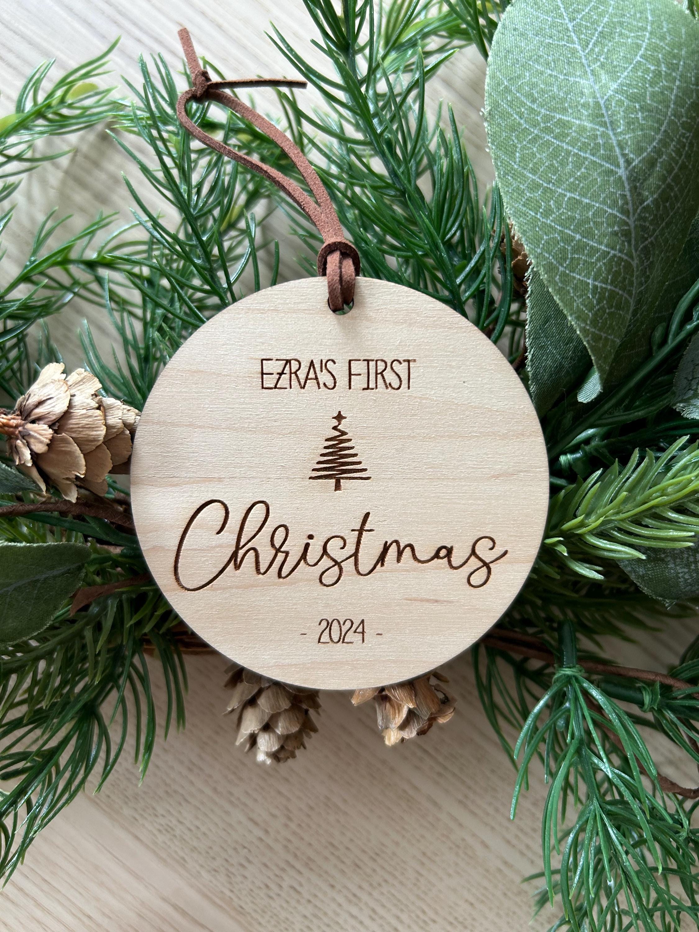 Personalized Baby's First Christmas Ornament