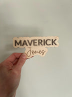 Personalized 3D Baby Name Sign