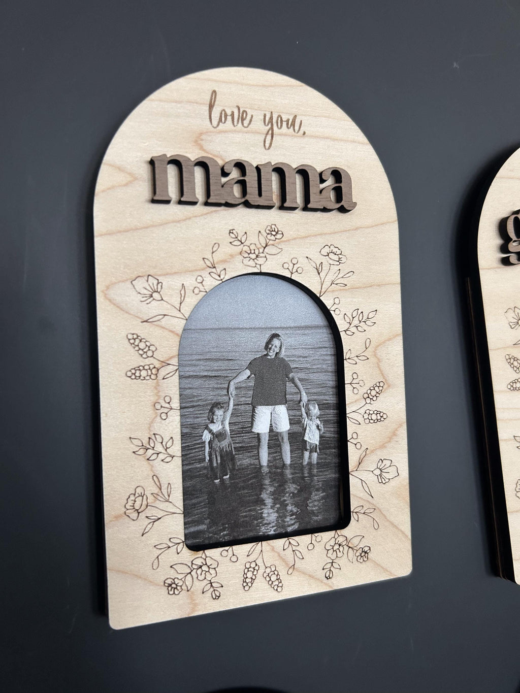 Floral Magnetic Photo Frame