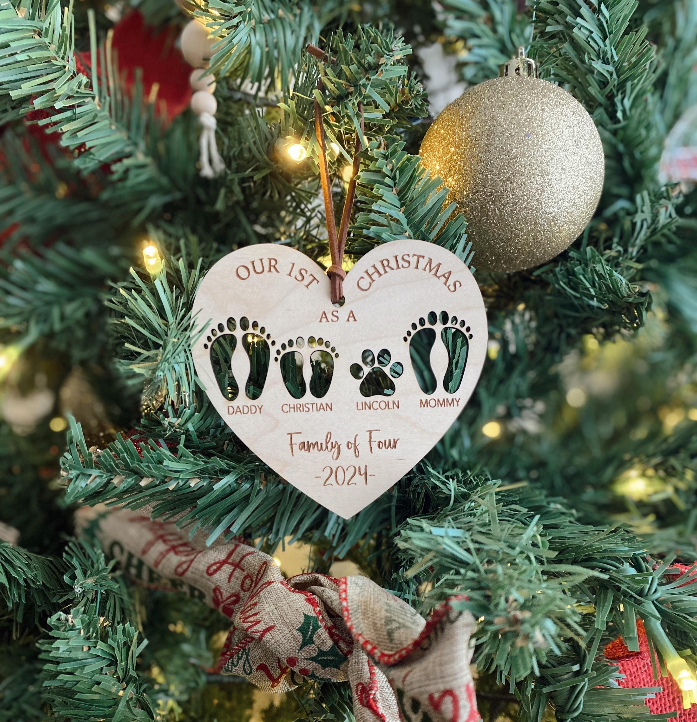 Personalized Family Christmas Ornament