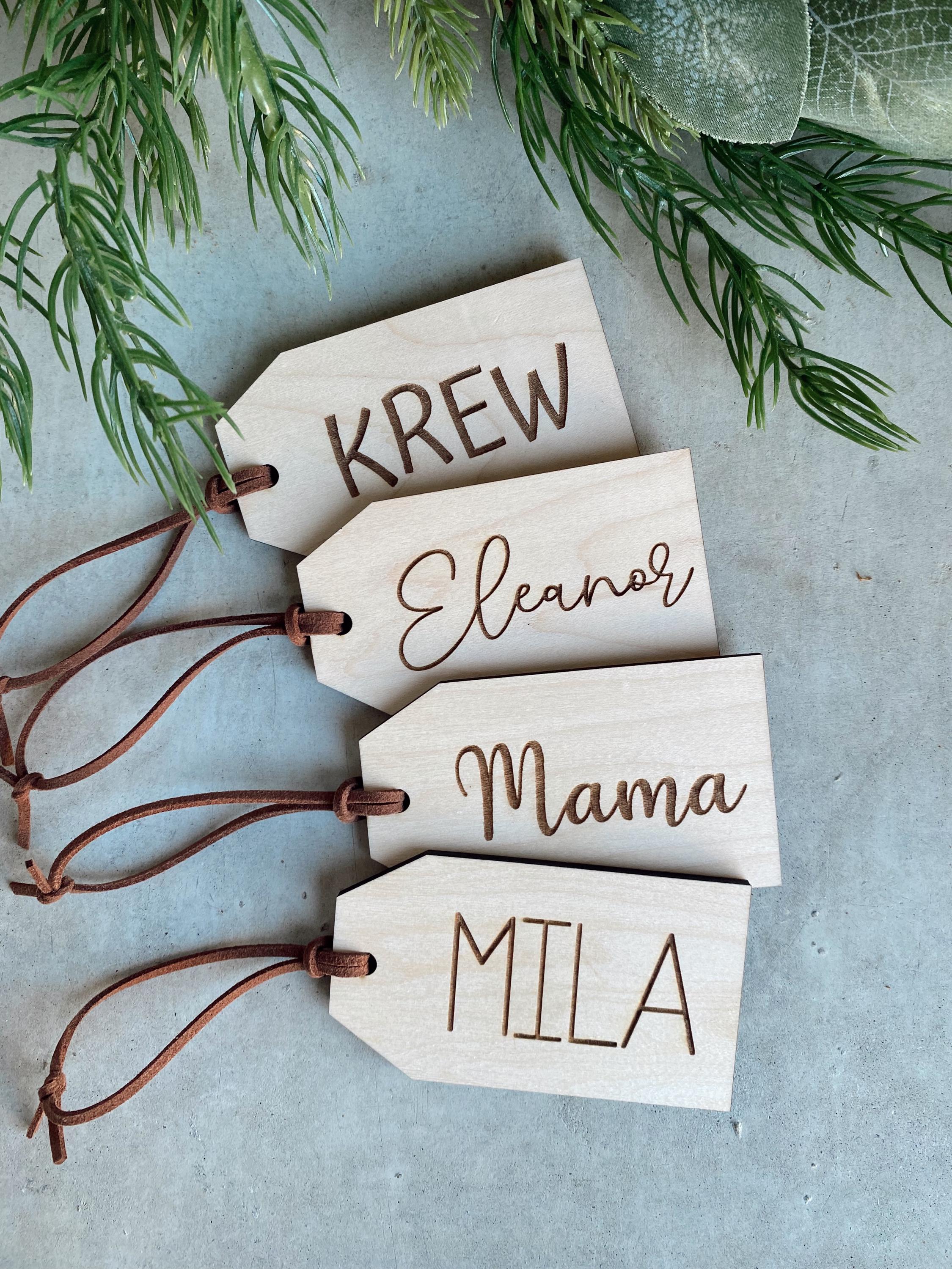 Personalized Stocking Tags