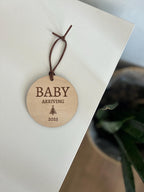 Baby Announcement Christmas Ornament