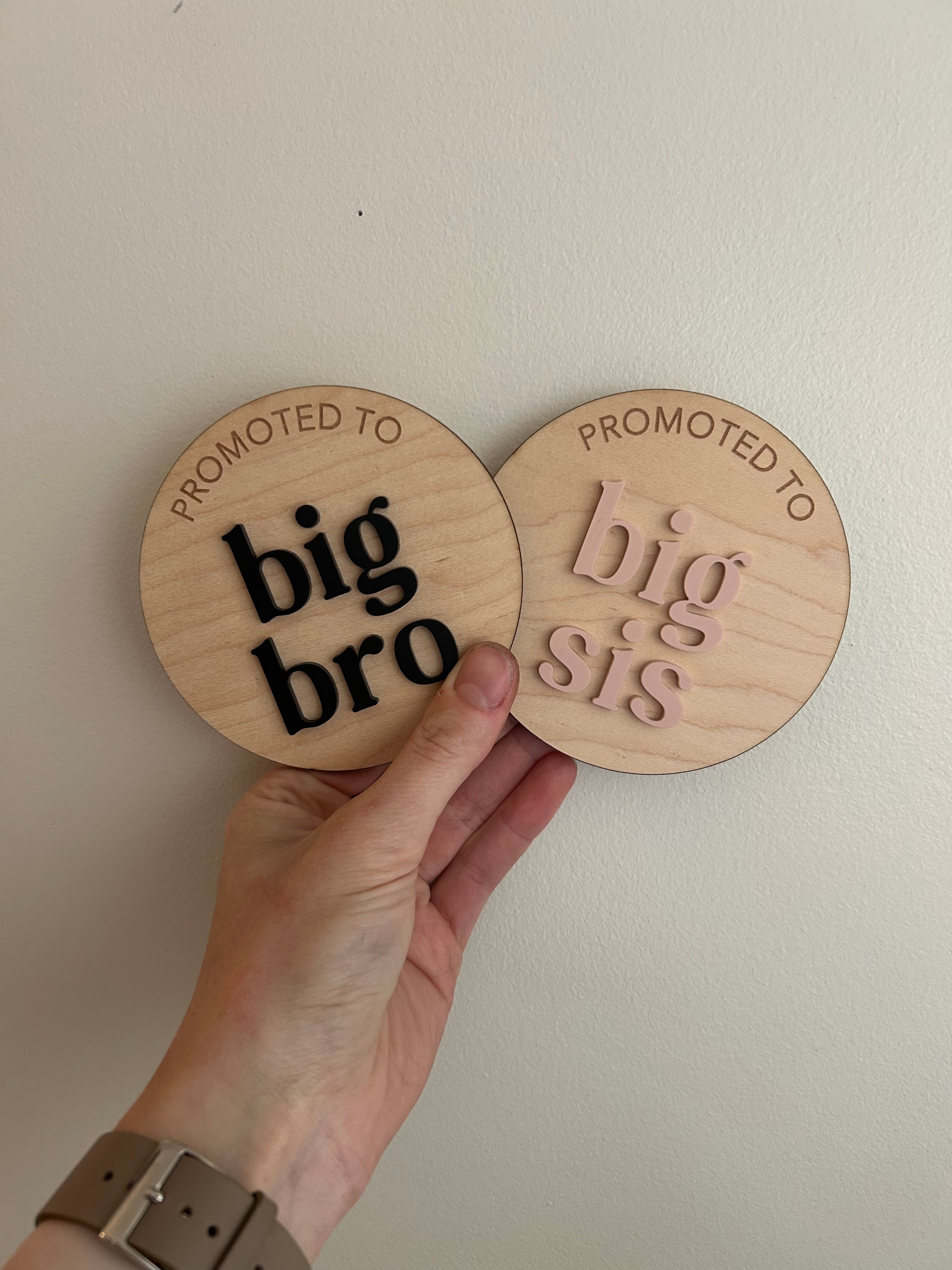 Promoted to Big Brother and Big Sister