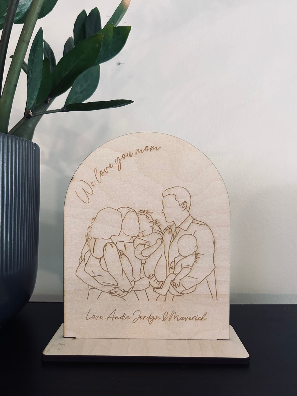 Custom Wooden Photo Arch
