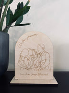 Custom Wooden Photo Arch