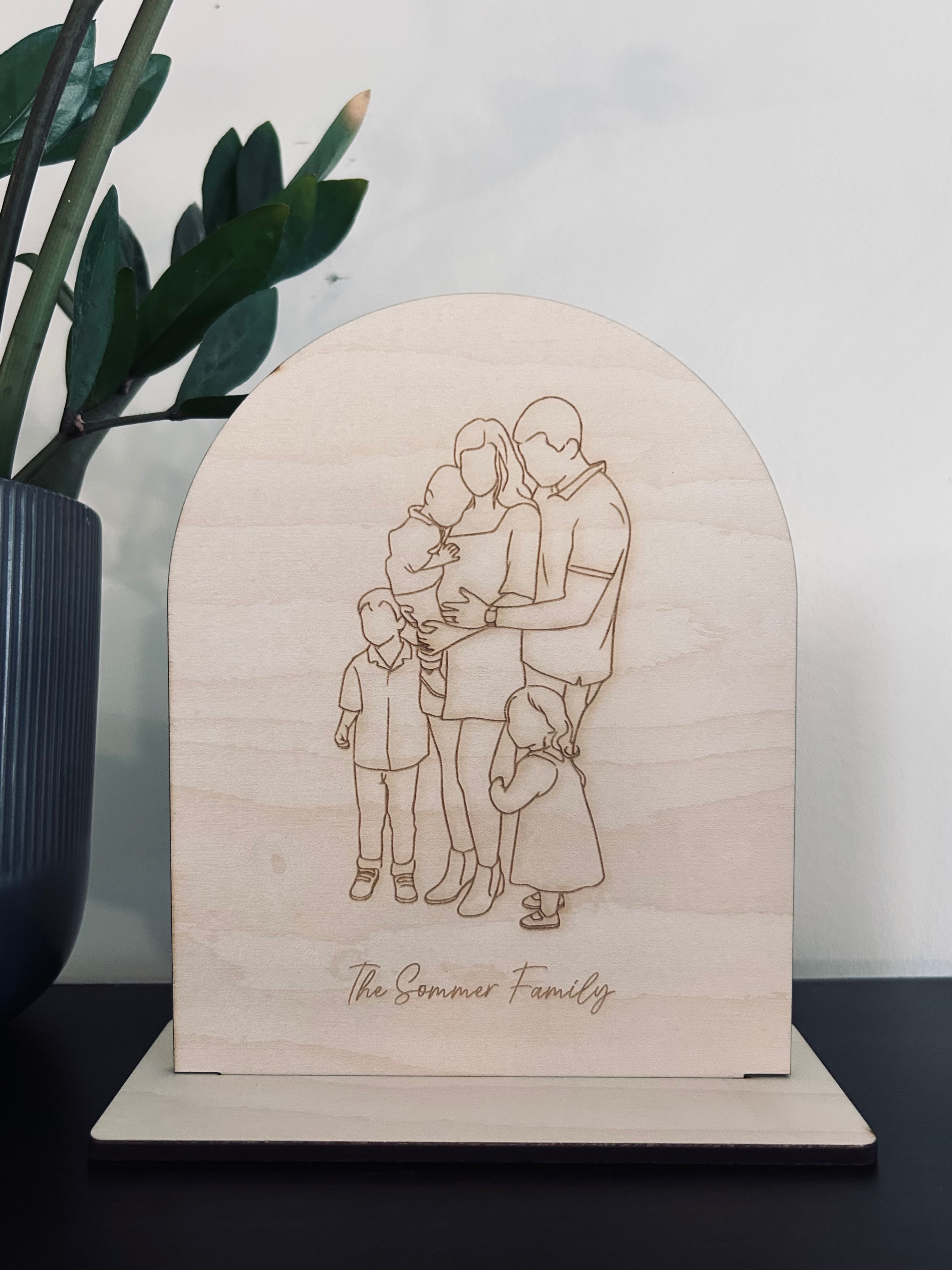 Custom Wooden Photo Arch