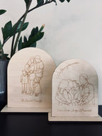 Custom Wooden Photo Arch