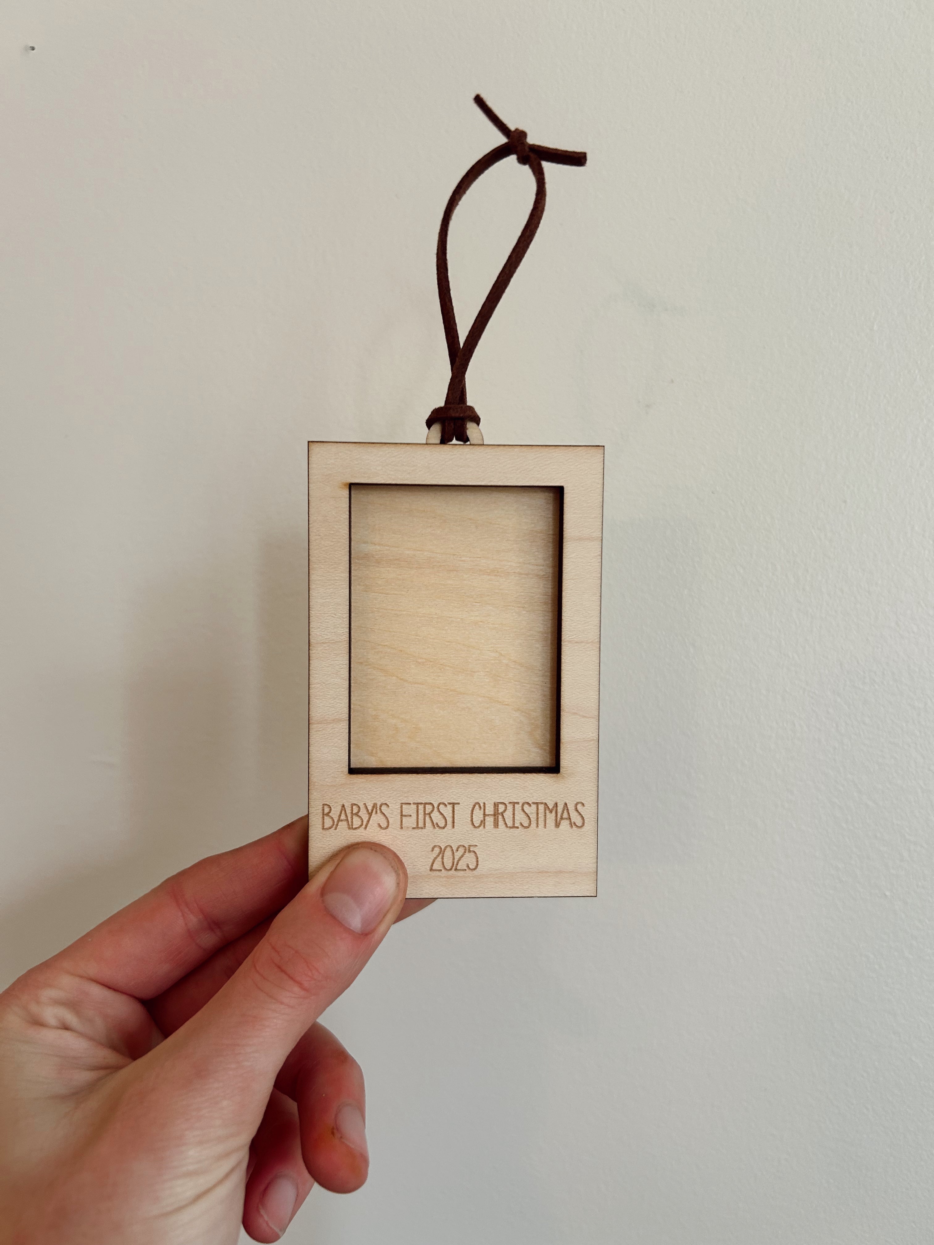 Polaroid Frame Christmas Ornaments