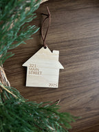 Personalized New House Christmas Ornament
