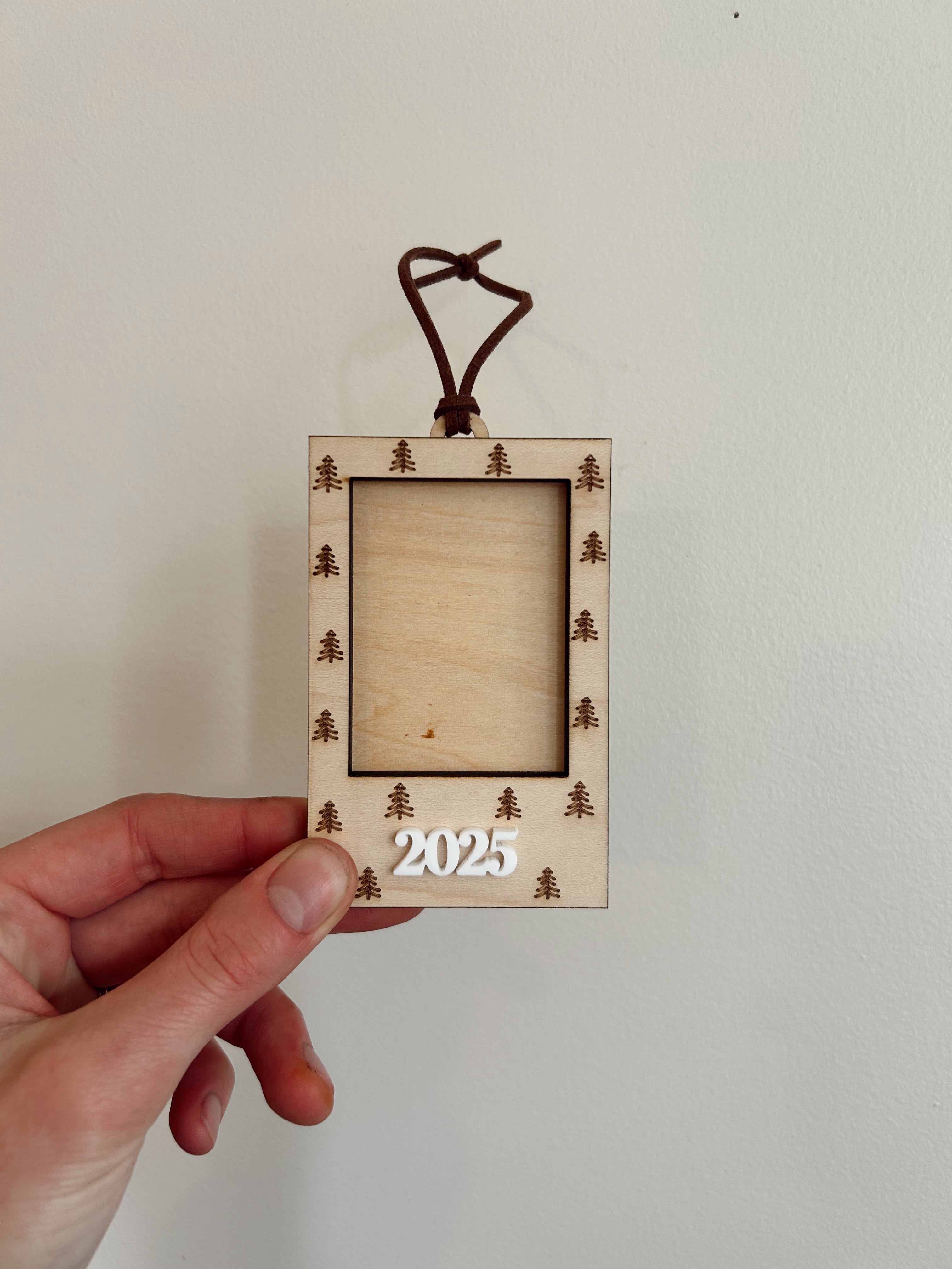 Polaroid Frame Christmas Ornaments