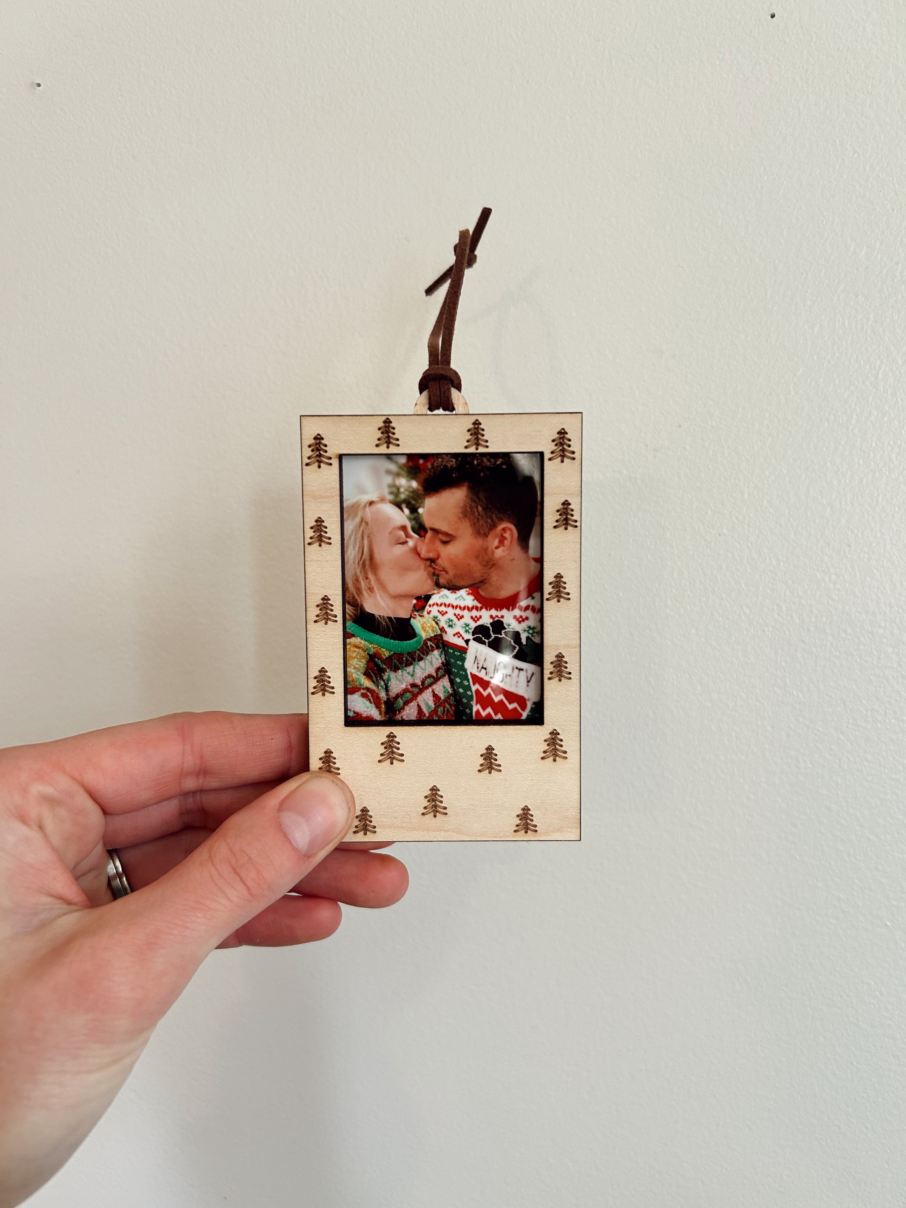 Polaroid Frame Christmas Ornaments