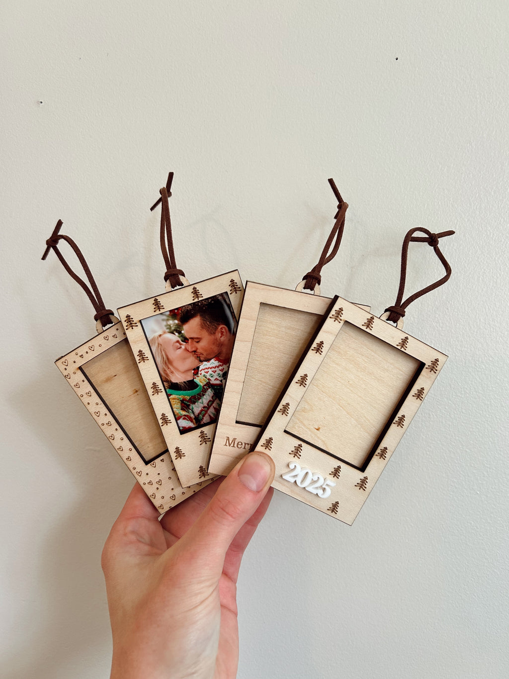 Polaroid Frame Christmas Ornaments