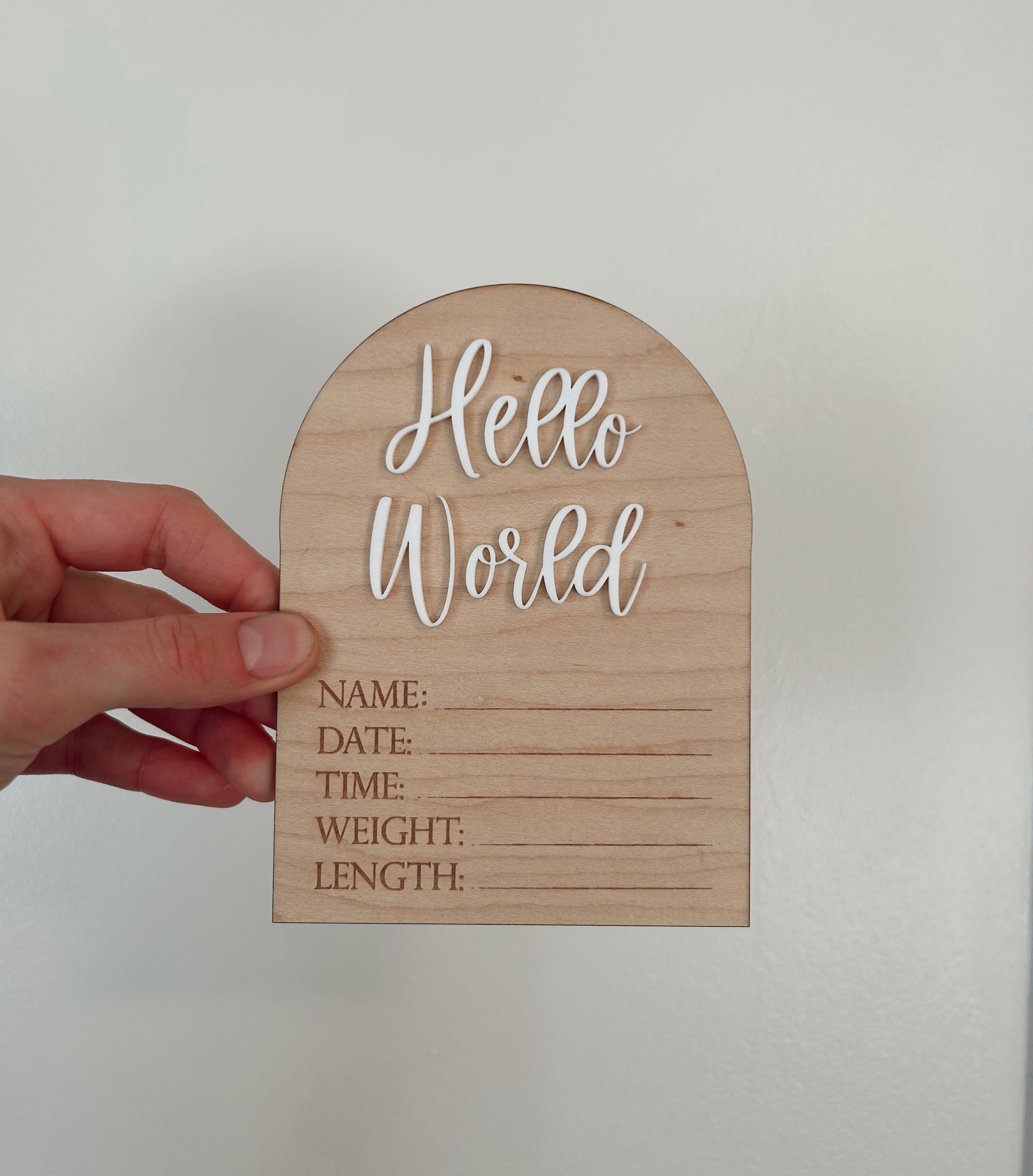 Arch Hello World Stat Sign