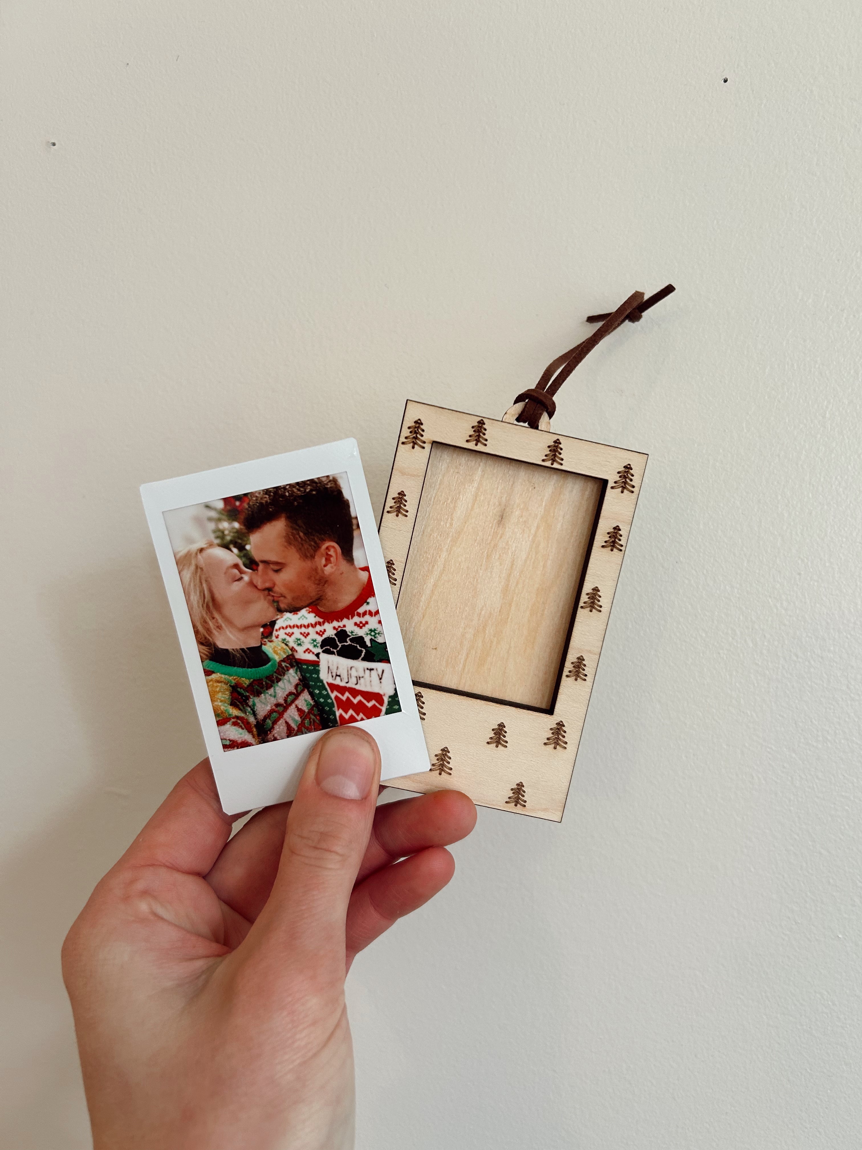 Polaroid Frame Christmas Ornaments