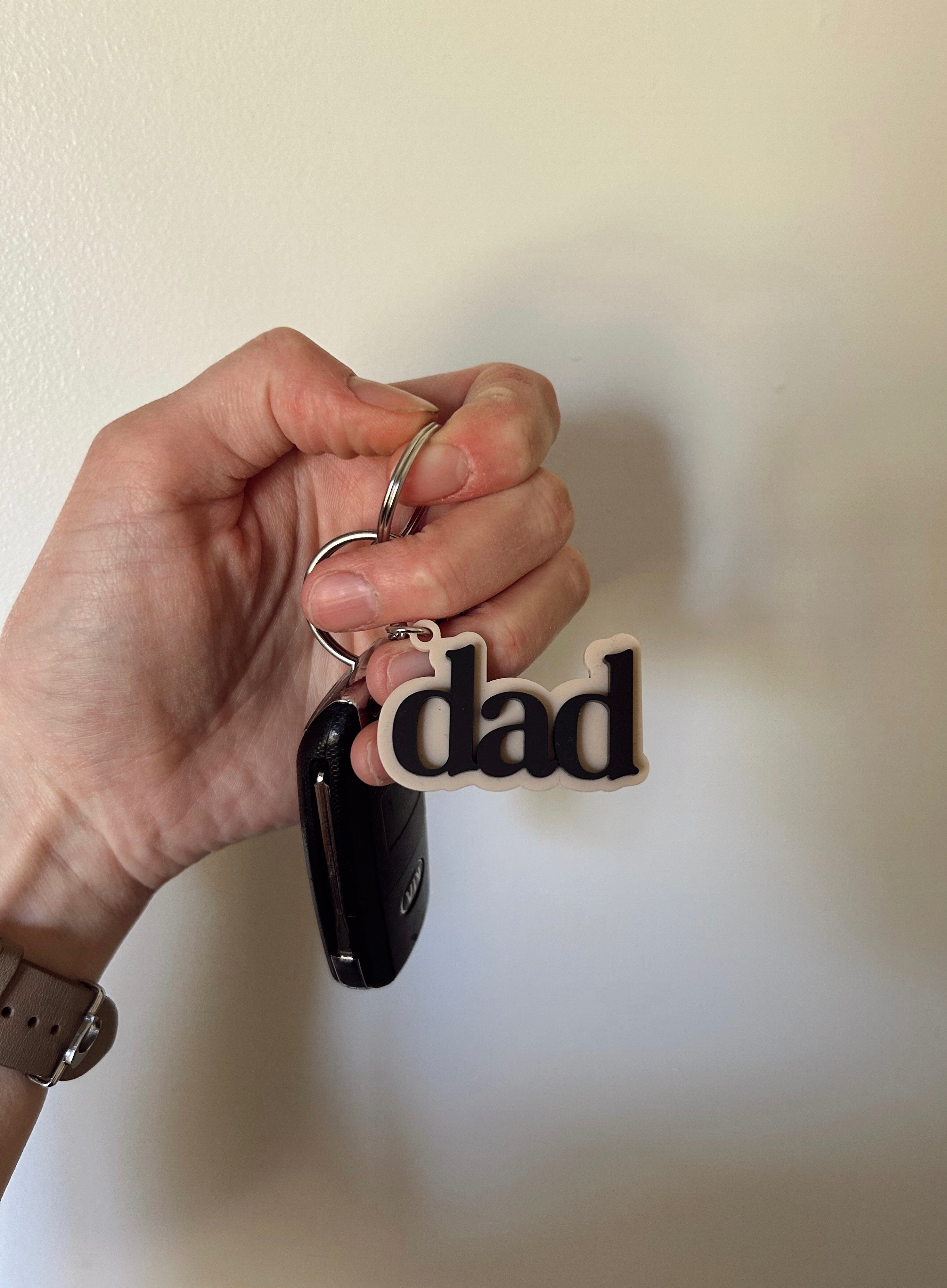 Acrylic Dad Keychain