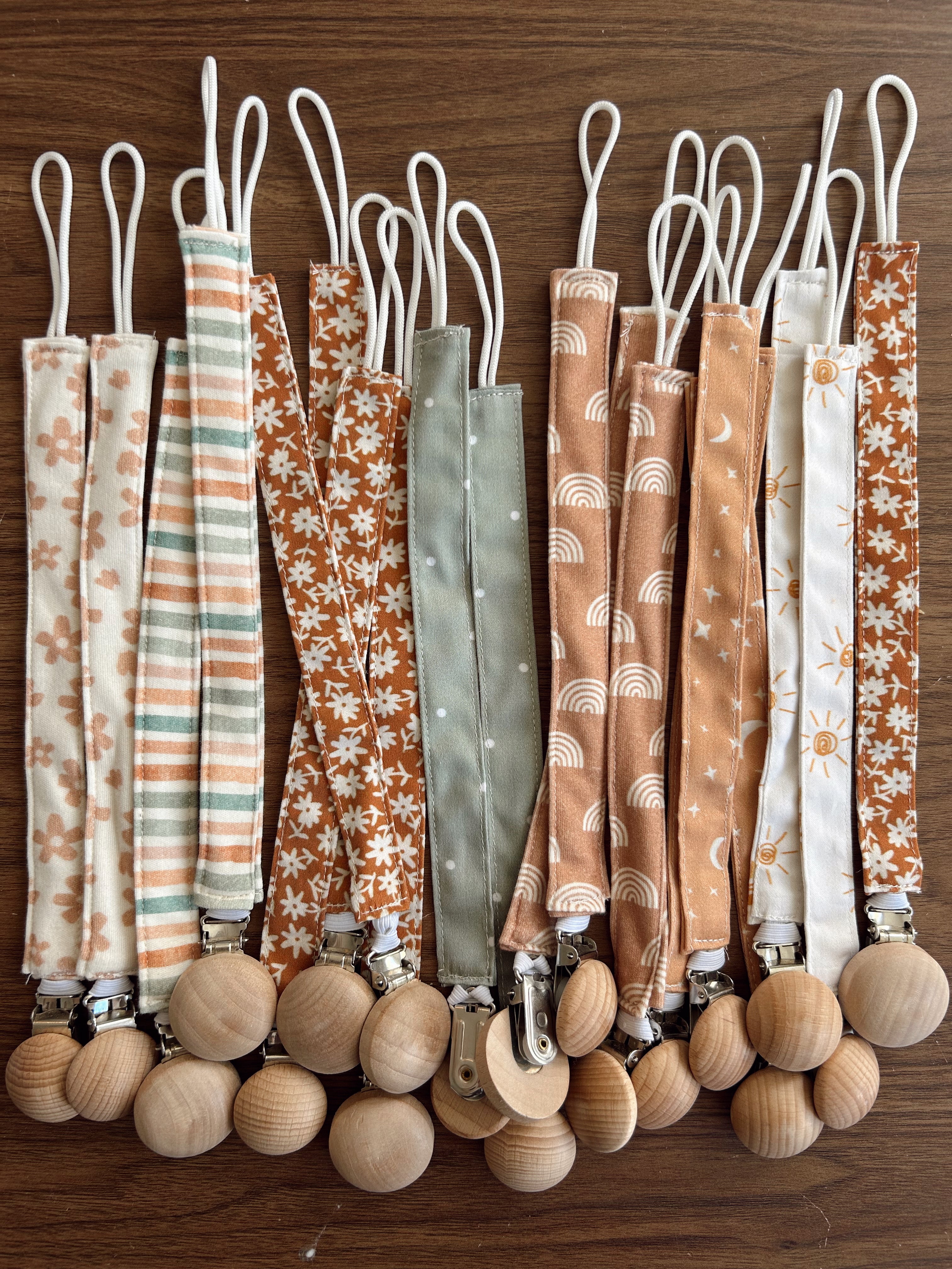 Organic Cotton Soother Clips