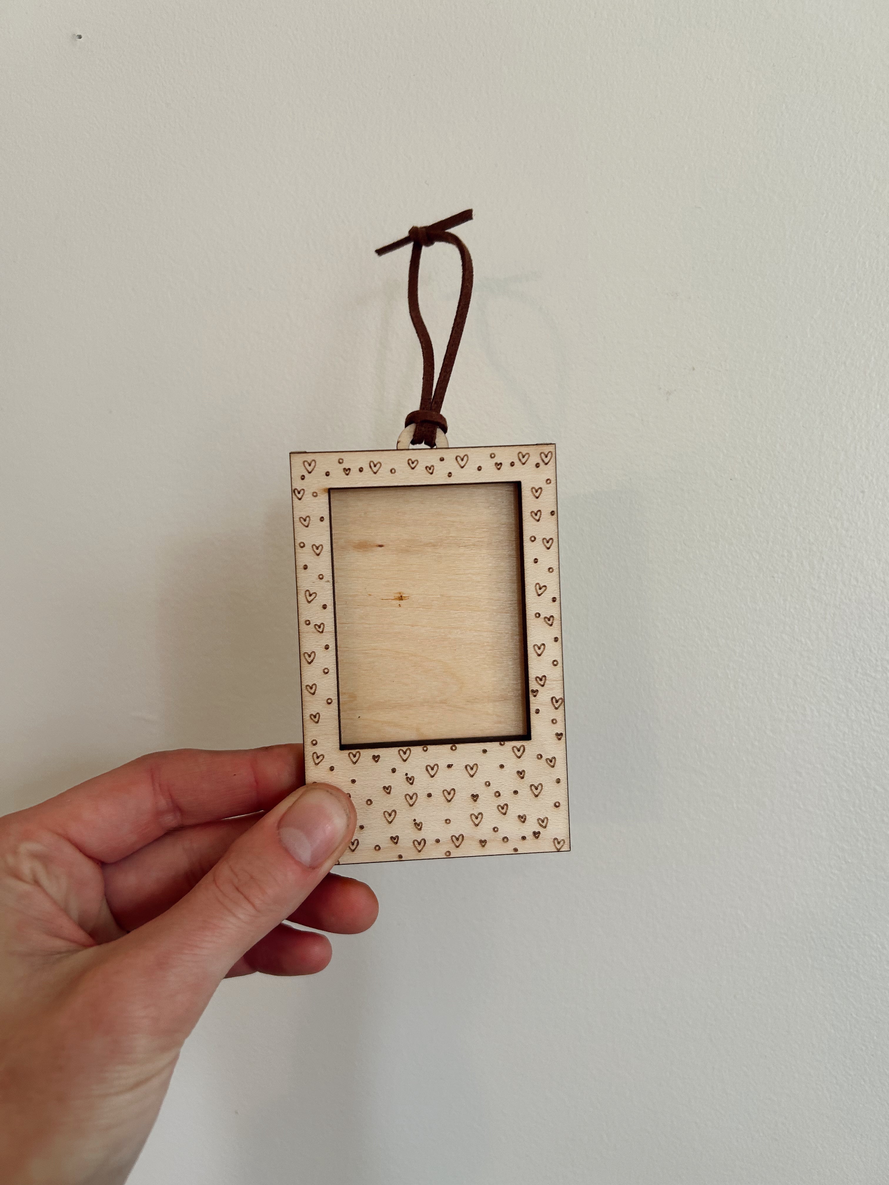 Polaroid Frame Christmas Ornaments