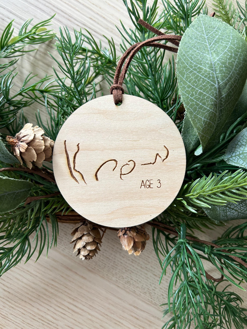 Personalized Handwritten Christmas Ornament