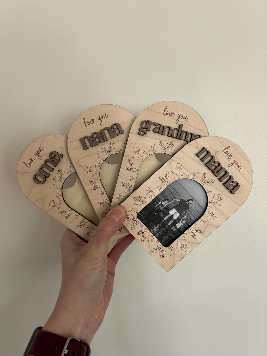 Floral Magnetic Photo Frame