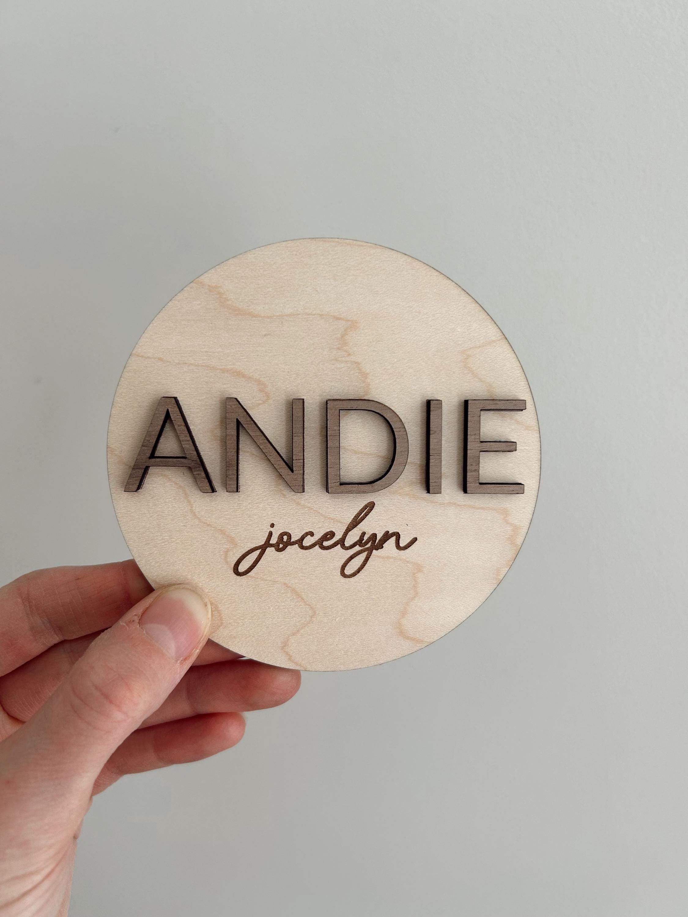 Personalized 3D Baby Name Sign
