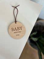 Baby Announcement Christmas Ornament