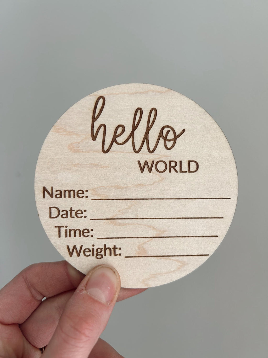 Surprise 3D Gender Reveal Announcement Sign