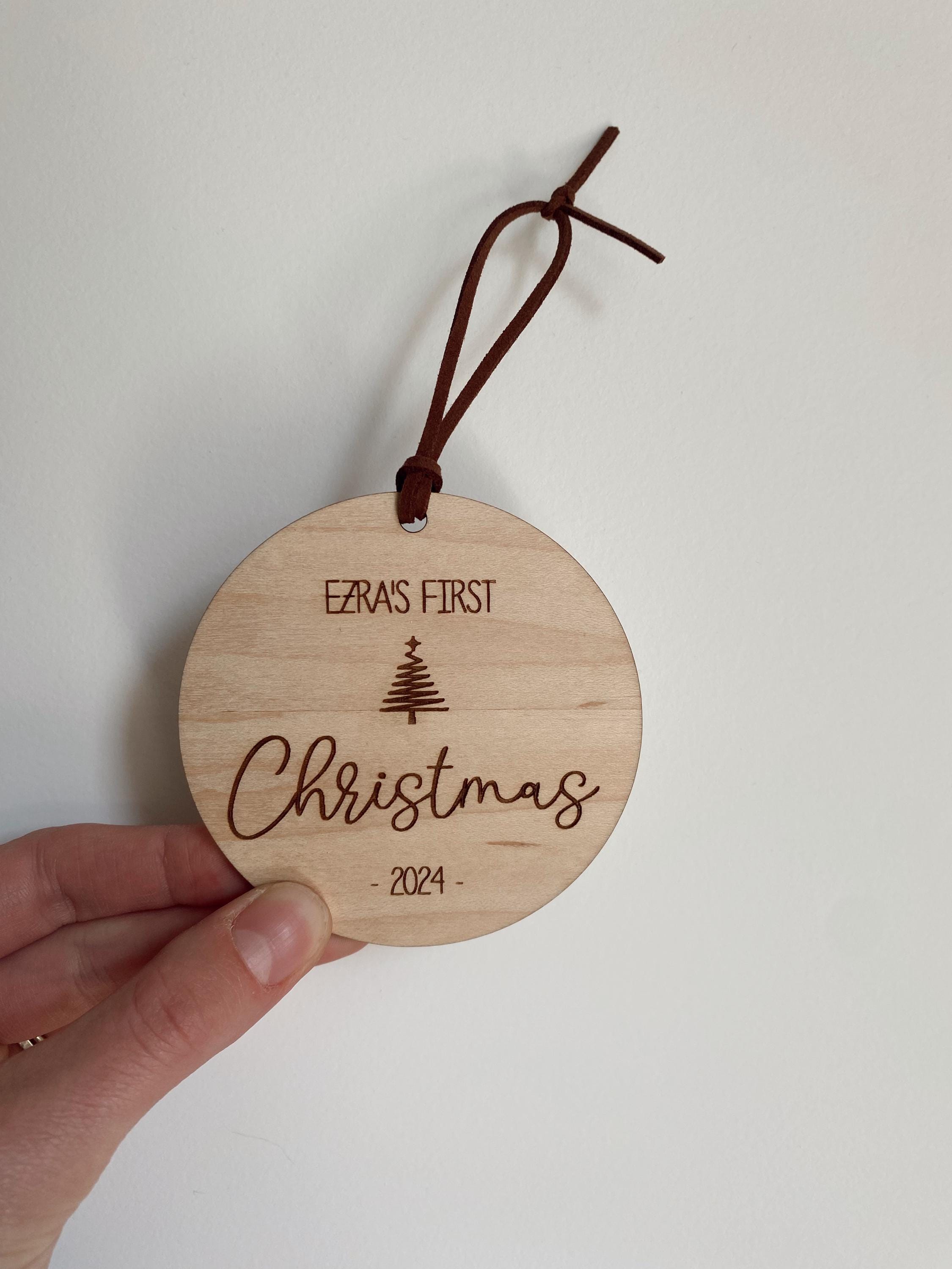 Personalized Baby's First Christmas Ornament