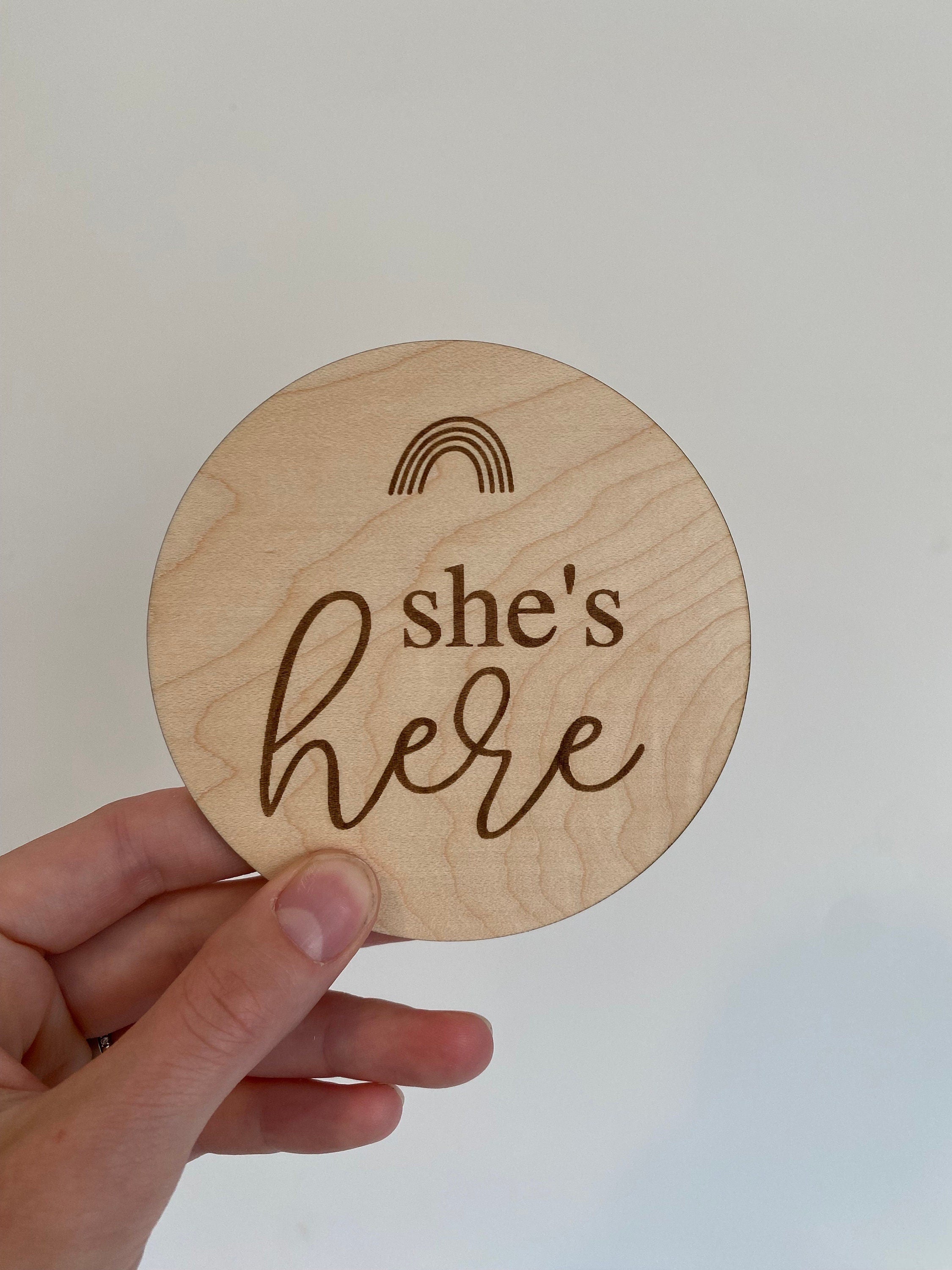 Gender Announcement Baby Sign