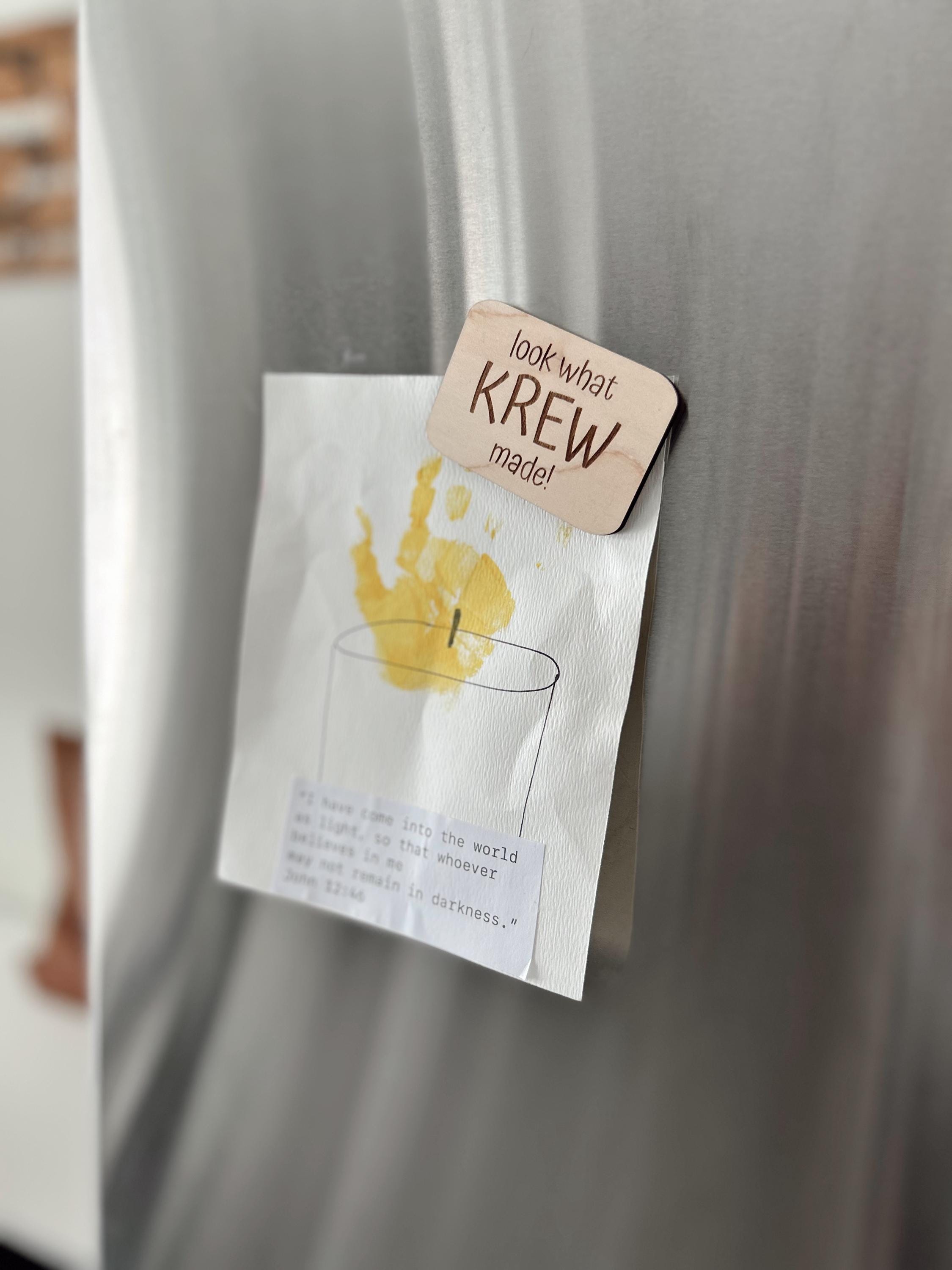 Personalized Look What I Made Fridge Magnet